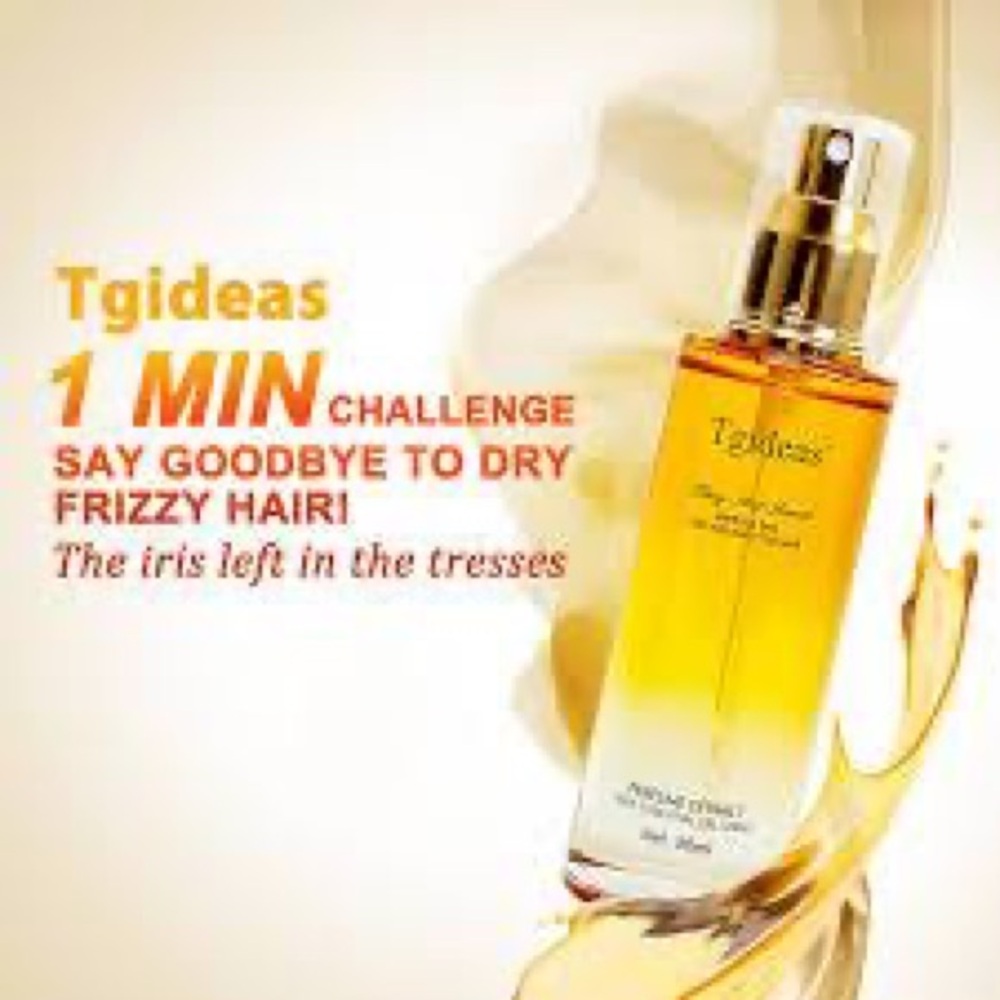 Gold Hair Treatment Mask Glossy & Smooth Perfume Extract Essential Oil